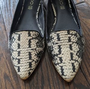 Aldo Lelima Python Leather Flats 9
